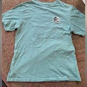 Boys Vans short sleeve light green size big boys 12 - 14 L,